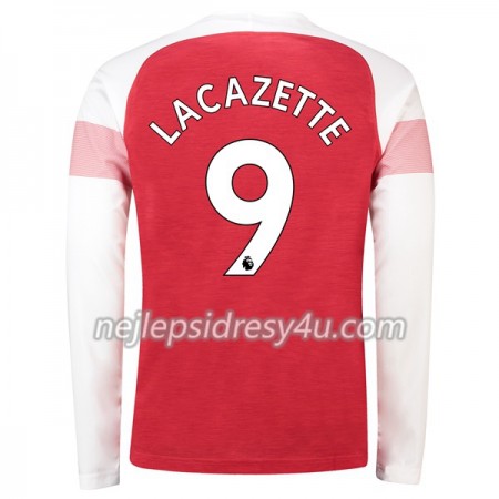 Fotbalový Dres Arsenal Lacazette 9 Domácí 2018/19 Dlouhý Rukáv